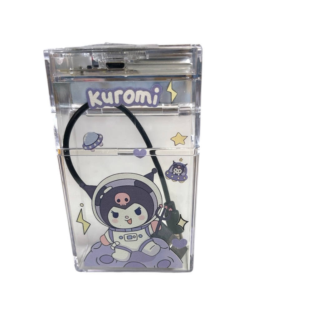 Kuromi Clear Case with Space Design(See Video)
